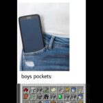 other memes Funny, Steve, Wy8, Visit, UHC, OCD text: girls pockets: boys pockets: 