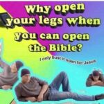Christian Memes Christian, Bring text: Why open your legs when you can open the Biblé?r 1 only bust it open for Jesus  Christian, Bring