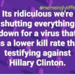 boomer memes Political, Sure, Grammy text: erne ingyoffens\ve Its ridiculous we re shutting everything down for a virus that has a lower kill rate than testifying against Hillary Clinton. 