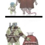 Wholesome Memes Cute, wholesome memes,  text: y grandpa bein a good person and always being nice l$itingqmy•, g ndpåa v,hbspit91 an supporting him My grandpa dying from cancer  Cute, wholesome memes, 