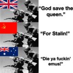 History Memes History, Australia, Emu War, Die, Australians, Australian text: 