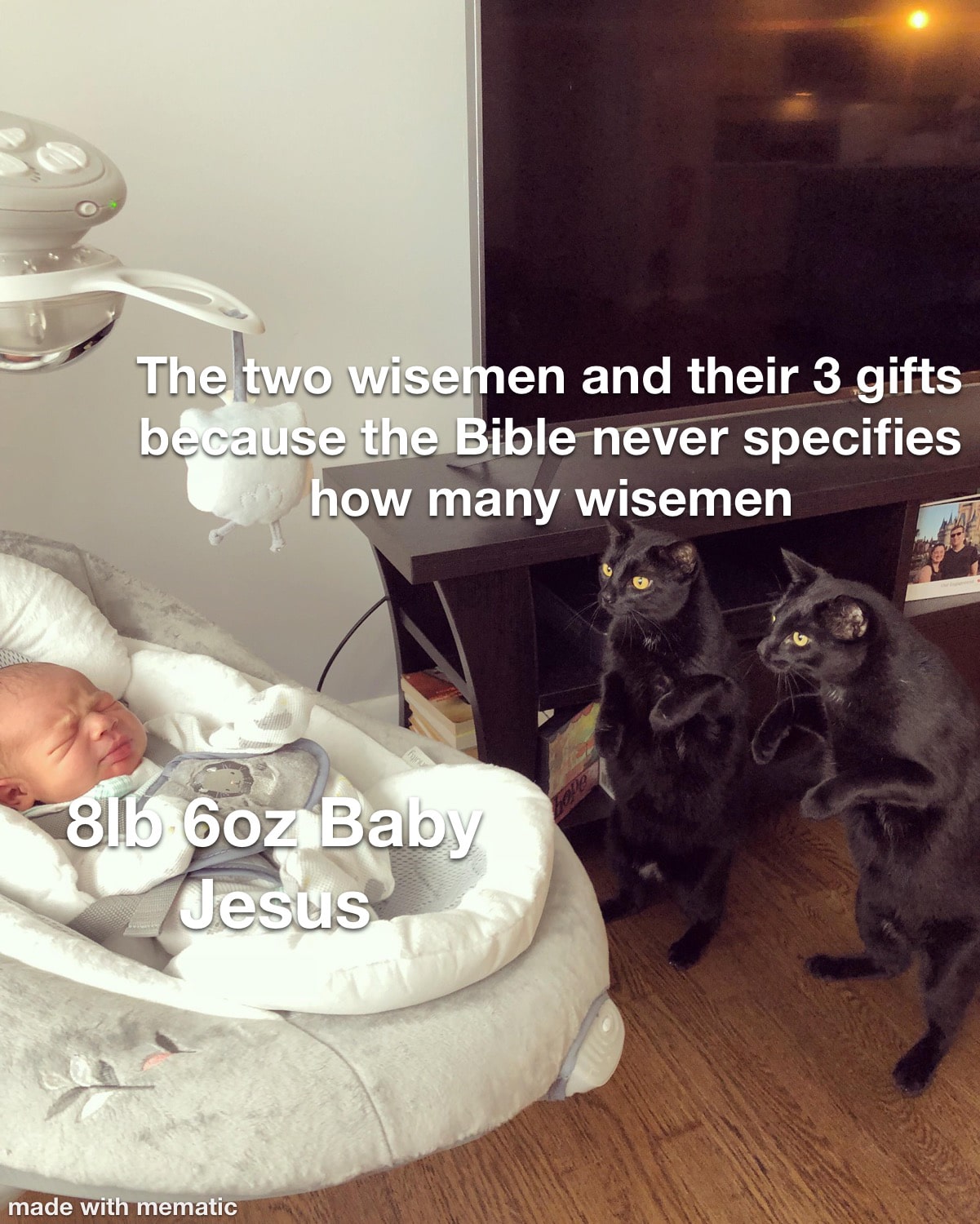 Christian, The Two Twicemen Christian Memes Christian, The Two Twicemen text: The two wise en and their 3 gifts iheßible-nevé€specifies ow many wisemen made witffmematic 