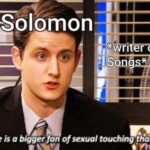 Christian Memes Christian, Bible text: Solomon No one is a bigger fa of sexual on tRan me.  Christian, Bible