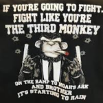 Christian Memes Christian,  text: IF YOTRE WING TO FIGHT. LIKE YOTRE THE THIRD MONKEY  Christian, 