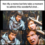 Star Wars Memes Ot-memes, Luke, Leia, Ewoks, Star Wars, Yoda text: Not rlly a meme but lets take a moment to admire this wonderful shot...  Ot-memes, Luke, Leia, Ewoks, Star Wars, Yoda