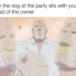 other memes Funny, FMA, Edward, Animemes text: When the dog at the party sits with you instead of the owner  Funny, FMA, Edward, Animemes