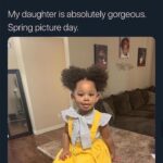 Wholesome Memes Black, Love, Adorable, God, Afro text: Icewater Jonnson @hammborghini My daughter is absolutely gorgeous. Spring picture day. 