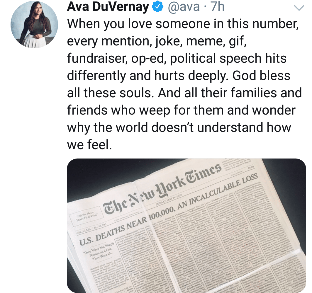 Black, Remember Wholesome Memes Black, Remember text: Ava DuVernaye @ava • 7h When you love someone in this number, every mention, joke, meme, gif, fundraiser, op-ed, political speech hits differently and hurts deeply. God bless all these souls. And all their families and friends who weep for them and wonder why the world doesn't understand how we feel. 