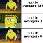 Avengers Memes Thanos, Hulk, Endgame, Thanos, Thor, Banner text: hulk in avengers 182 hulk in avengers 3 hulk in avengers 4 