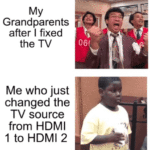 Dank Memes Dank, HDMI, TV text:  Dank, HDMI, TV