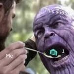 Avengers Memes Thanos, Thanos text:  Thanos, Thanos