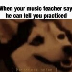 Wholesome Memes Wholesome memes,  text: When your music teacher says he can tell you practiced [ happiness noise ]  Wholesome memes, 