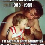 boomer memes Political, Ok text: ttli065-1985 6/Back To The Past THE LASLEAL GREAT.GENERATION BEFORE WERE BORN  Political, Ok