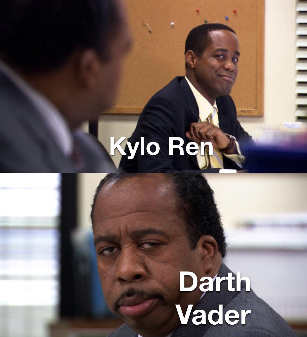 Sequel-memes, Ren Star Wars Memes Sequel-memes, Ren text: lo Ree Dart Vader 