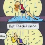 boomer memes Cringe,  text: Flachdance Hof Flashdance  Cringe, 