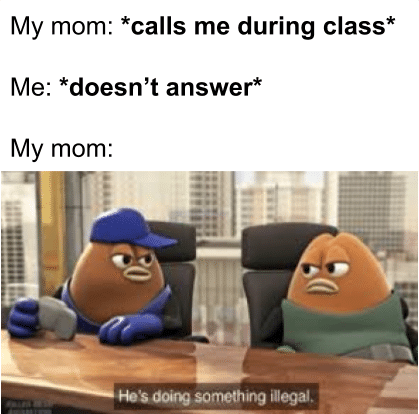 Dank, Timmy, Adderall Dank Memes Dank, Timmy, Adderall text: My mom: *calls me during class* Me: *doesn't answer* My mom: something illegal. 