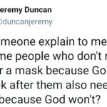 Political Memes Political, God, TAN, Imma, Christmas, Christian text: Jeremy Duncan @duncanjeremy Can someone explain to me why the same people who don