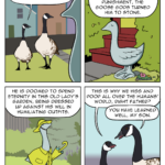 Comics Untitled goose comic  this would explain a lot about their behavior, honestly(from zach-morris), Canadian, Canada text: UNTITLED GOOSE COMIC FATHE-P, WHAT
