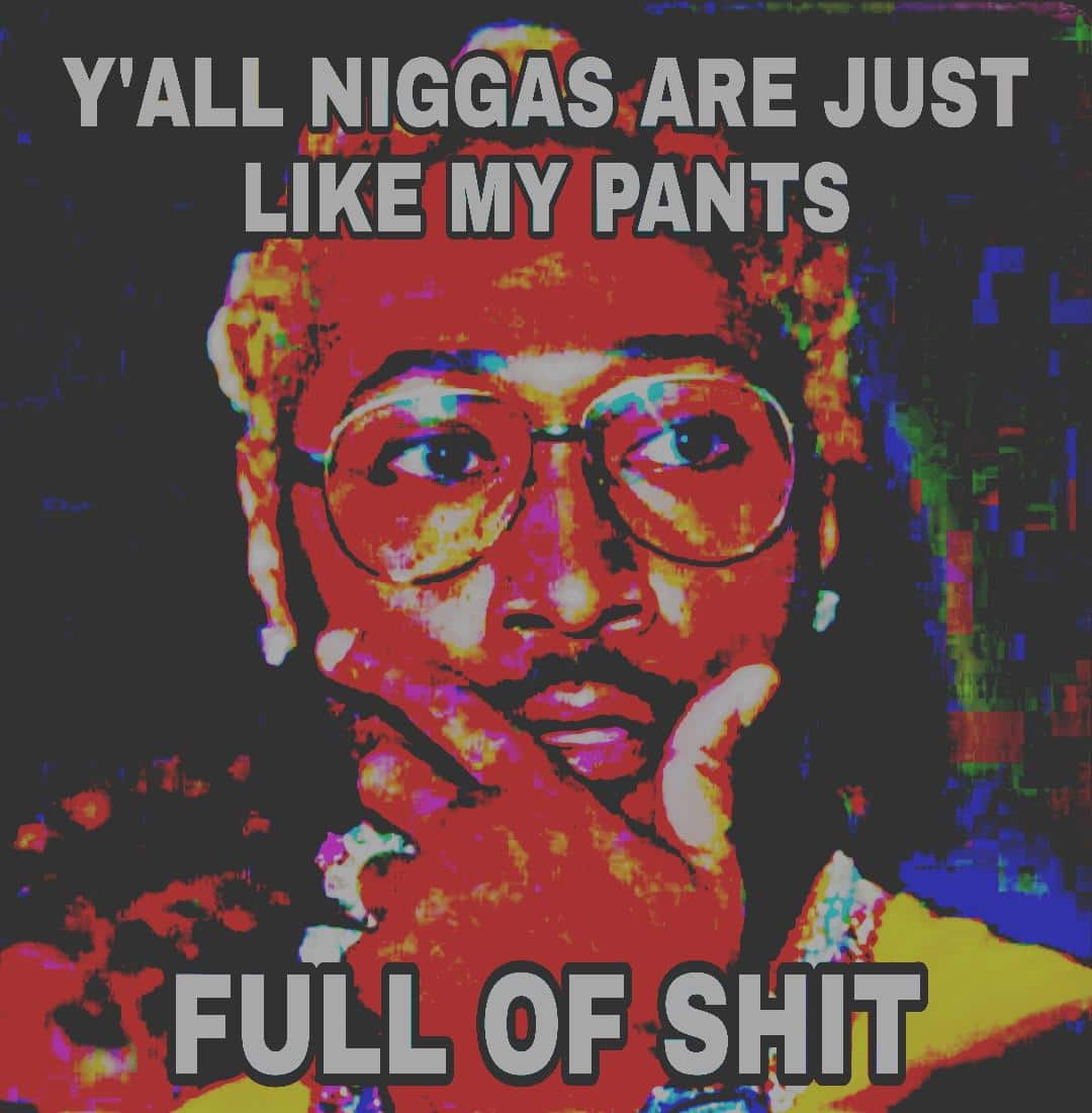 Deep-fried, Poop Funny Deep Fried Memes Deep-fried, Poop Funny text: Y'ALL NIGGASARE JUST LIKE MY PANTS 