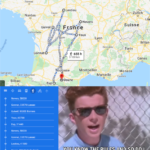 other memes Funny, French, France, Rickroll, Rick, Toulouse text: &antes Gui la Rochelle Veil Gonnat Lyon Sant &i1b0 4 47500 9730 You h 6556 aune arseille Suiss r urin Gênes Onaco  Funny, French, France, Rickroll, Rick, Toulouse