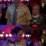 depression memes Depression, November, Dwight text: 90s kids 30 90s kids 