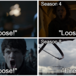 Game of thrones memes Game of thrones, Harrenhal, Euron, Westeros, Starbucks, Rise text:  Game of thrones, Harrenhal, Euron, Westeros, Starbucks, Rise