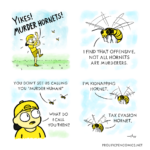 Comics Different types of hornets, Hornet text: 09 YOU DON