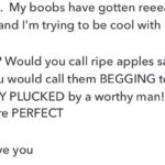 feminine memes Women,  text: Thanks. My boobs have gotten reeeal saggy and I