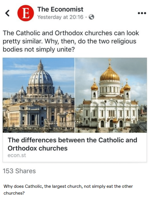 Christian, Orthodox, Greek, Economist, Christianity, Catholic Christian Memes Christian, Orthodox, Greek, Economist, Christianity, Catholic  May 2020