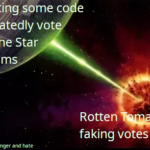 Star Wars Memes Ot-memes, Star Wars, Rotten Tomatoes, Republic, PrequelMemes, Sith text: Me writing some c peatedly vot fo/all the Star Wars films Made with fear, and hate Rotten faking votes s  Ot-memes, Star Wars, Rotten Tomatoes, Republic, PrequelMemes, Sith