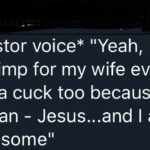 Christian Memes Christian, Pharaoh text: *youth pastor voice* "Yeah, 11m a simp. I made a vow to simp for my wife every day. And I guess 11m a cuck too because she loves another man - Jesus...and I actually think thats pretty awesome"  Christian, Pharaoh