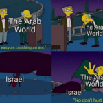 History Memes History, Israel, Arab, American, USA, Jerusalem text: Thé Arab World "It