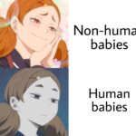 Dank Memes Dank, Sauce, Haikyuu text: Non-human babies Human babies  Dank, Sauce, Haikyuu