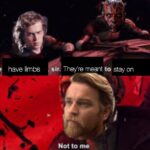 Star Wars Memes Prequel-memes, Obi-Wan, Maul, Anakin, Wan, Savage Opress text: have limbs sir. They