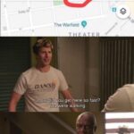 other memes Funny, Captain Holt, San Francisco, Reddit, Mario Kart, Holt text: 5 min Your location Some other place 6 min The Warfield 3 min 2 min - HOW; did ou get ,here so fast? You were walking - I was power-walking. 