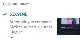 Cringe,  cringe memes Cringe,  text: TRENDING TODAY ...z 61X91NE Attempting to compare 6ix9ine to Martin Luther King Jr. 