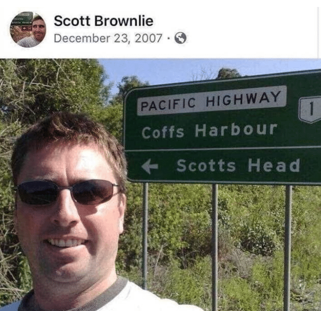 Cringe, Scott cringe memes Cringe, Scott text: Scott Brownlie December 23, 2007 • PACIFIC HIGHWAY + Scotts Head 