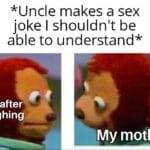 other memes Funny, Lisa Ann, AvUnQ1, Uncle, Candy, Alabama text: *Uncle makes a sex joke I shouldn