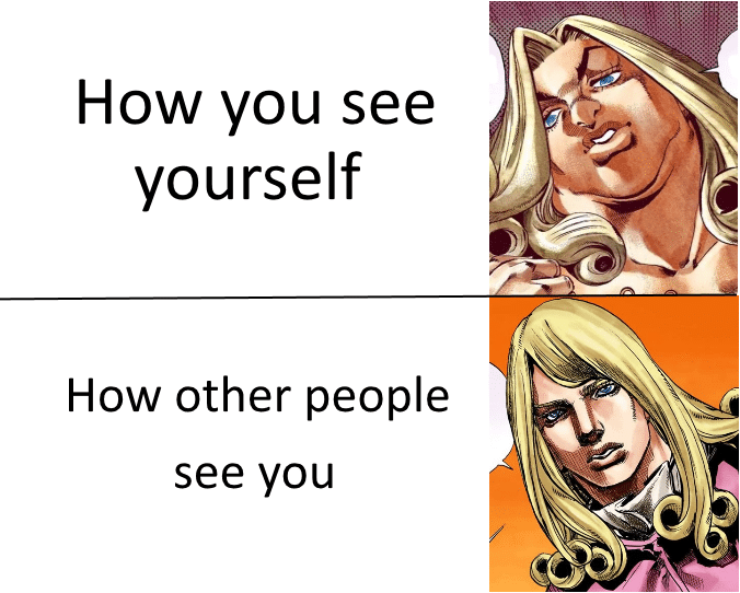 Cute, wholesome memes, Yoshikage Kira, Jesus, Funny Valentine, Araki Wholesome Memes Cute, wholesome memes, Yoshikage Kira, Jesus, Funny Valentine, Araki text: How you see yourself How other people see you 
