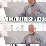 Avengers Memes Thanos,  text: IWHEN you FINISH 2020 WORDS 