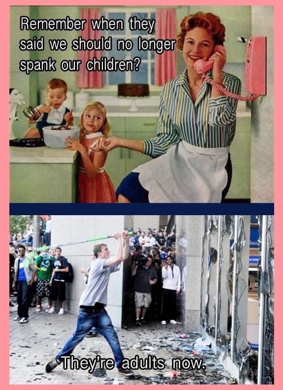 Political, WONT SOMEONE PLEASE THINK OF THE CHILDREN boomer memes Political, WONT SOMEONE PLEASE THINK OF THE CHILDREN text: Remember whéh they said we should no longer spank our children? The adults 