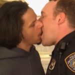 Eric Andre kissing cop NSFW meme template blank  NSFW, Eric Andre, Kissing, Police, Cop, Love, Black Twitter