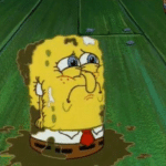 Sad Spongebob after he was thrown in the garbage Spongebob meme template blank  Spongebob, Sad, Garbage, Trash, Crying