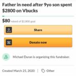 cringe memes Cringe, Fortnite text: Father in need after 9yo son spent $2800 on Vbucks $80 raised of $2,800 goal me Share Donate now co Michael Duran is organizing this fundraiser. Created March 25, 2020 | Other  Cringe, Fortnite