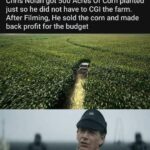 Star Wars Memes Prequel-memes, CGI, Visit, Nolan, Negative, Fwww text: r/interestingasfuck Posted bv u/avan7611 • 13h • i.redd.it For this particular scene in Interstellar, Chris Nolan got 500 Acres Of Corn planted just so he did not have to CGI the farm. After Filming, He sold the corn and made back profit for the budget Farming? eally? Man of your tale ts?  Prequel-memes, CGI, Visit, Nolan, Negative, Fwww
