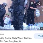Water Memes Water, Nestle text: Yahoo Visit Asheville Police Stab Water Bottles And Tip Over Supplies At ...  Water, Nestle