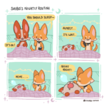 Comics Do you have a nightly routine? (from couppy_comics), Nightly Routine, Do You Have text: SHIBO