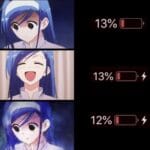 Anime Memes Anime, Sorry text: 13 % ( 二 〕 12 % 二 〔 〕  Anime, Sorry