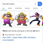 cringe memes Cringe, Wario Age text: how old is wario ALL NEWS SHOPPING IMAGES VIDEOS Wario can be as young as 4 and as old as 9. Super Mario Wiki ></noscript><img class="lazyload" src=