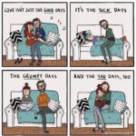 Wholesome Memes Wholesome memes, Love text: LOVE ١s«T JUST THE GOOD DAYS تا، THE GRUMPY ي ش آت 